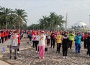 Gebyar Senam Sehat Bersama Jurnalis