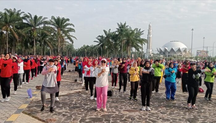 Gebyar Senam Sehat Bersama Jurnalis