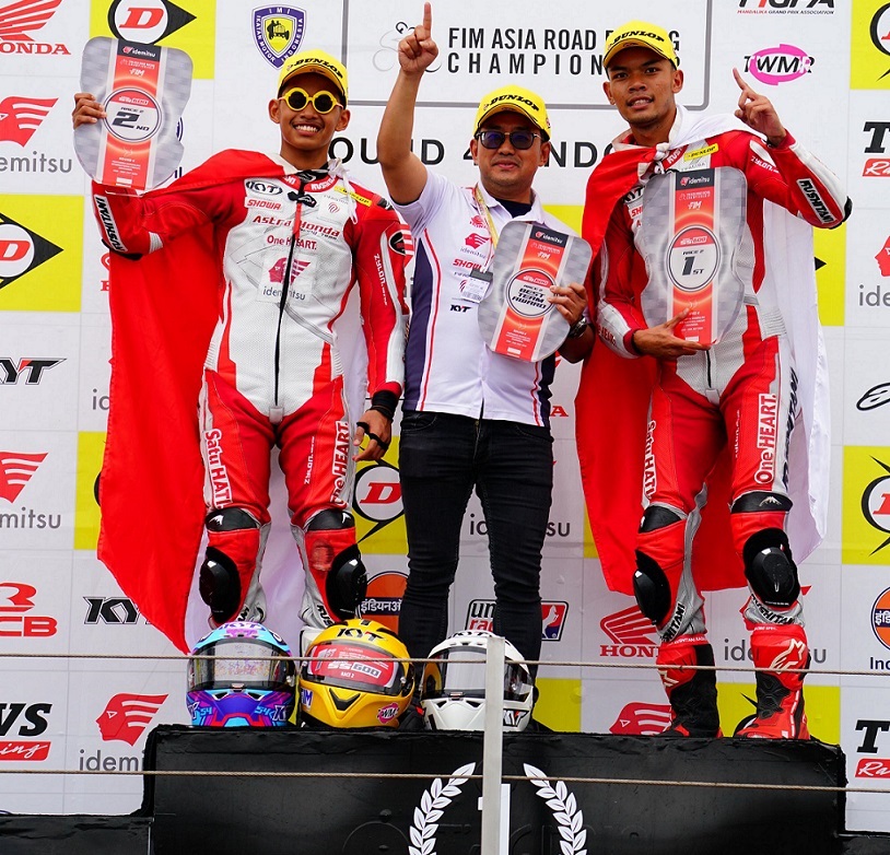 Pebalap Astra Honda Borong Podium ARRC Mandalika