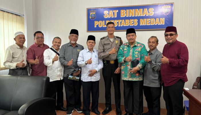 Syariful Mahya Bandar Serahkan Dokumen Masjid Al Badar Ke Polrestabes Medan