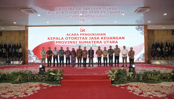 Kepala OJK Provinsi Sumut Dikukuhkan, Perkuat Peran Pengembangan Ekonomi Daerah