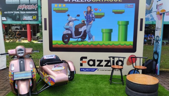 Yamaha Classy Sedot Perhatian Peserta Senam HUT Pemko Medan
