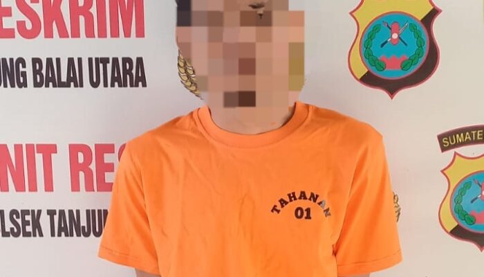 Polsek TBU Tangkap ASN Pencuri Mesin Pompa Air Masjid Al Mukmin