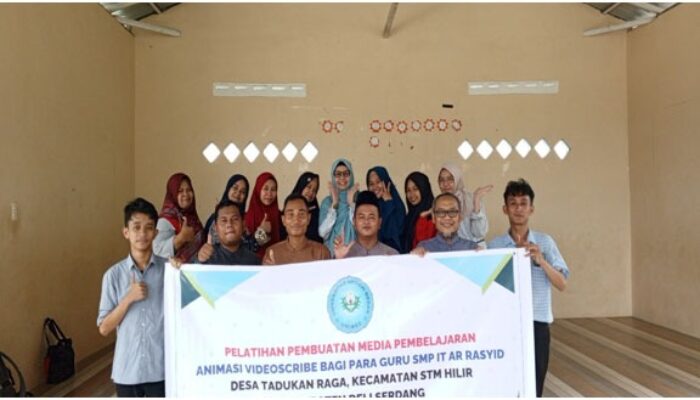 Pelatihan Media Pembelajaran Videoscribe Untuk Guru SMP IT Ar Rasyid