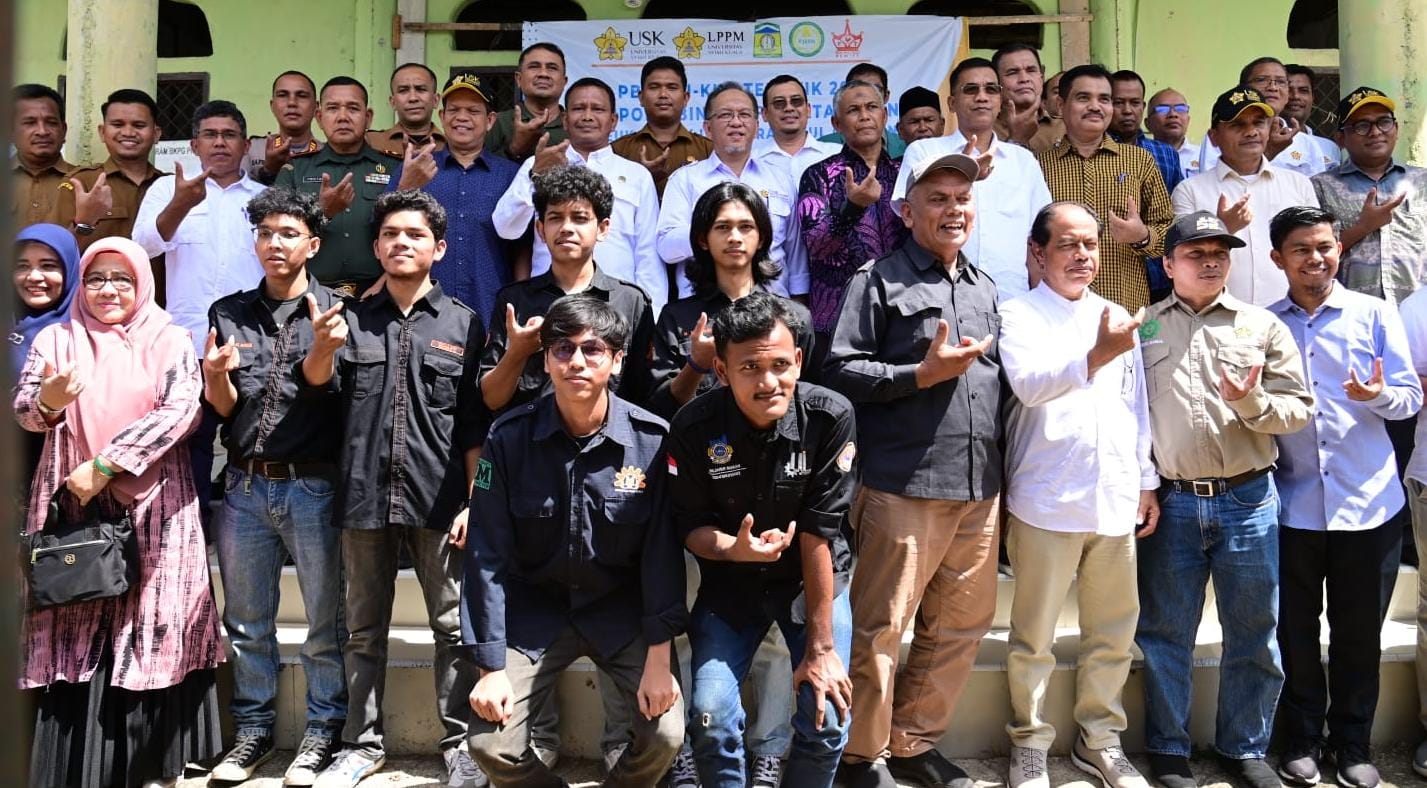 Mahasiswa USK Gelar Pekan Bakti Mahasiswa Teknik Di Luthu Lamwaeu