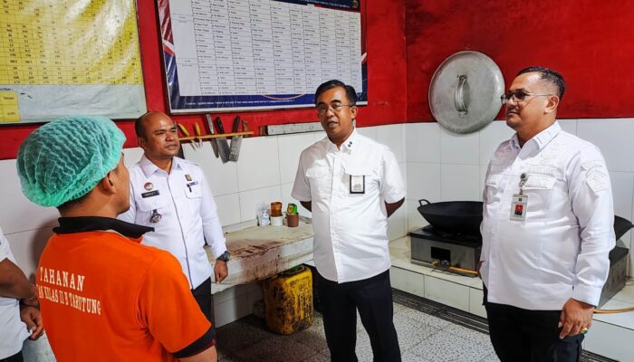 Kakanwil Kemenkumham Sumut Monitoring Rutan Kelas IIB Tarutung
