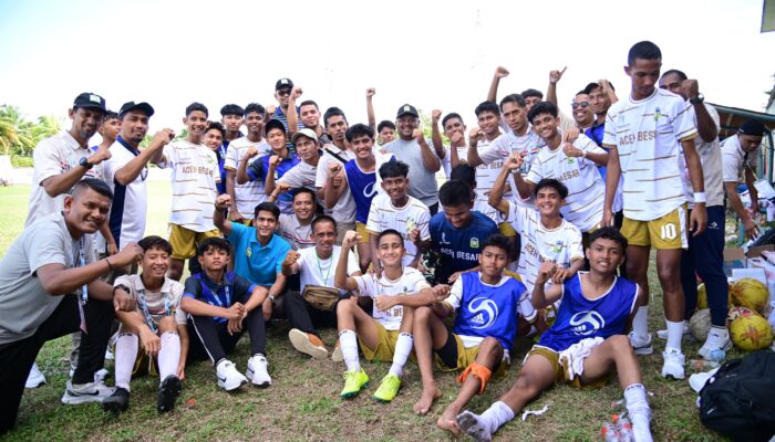 Rontokkan Nagan Raya 7-1, Aceh Besar Buka Peluang Lolos Knock Out Sepakbola Popda