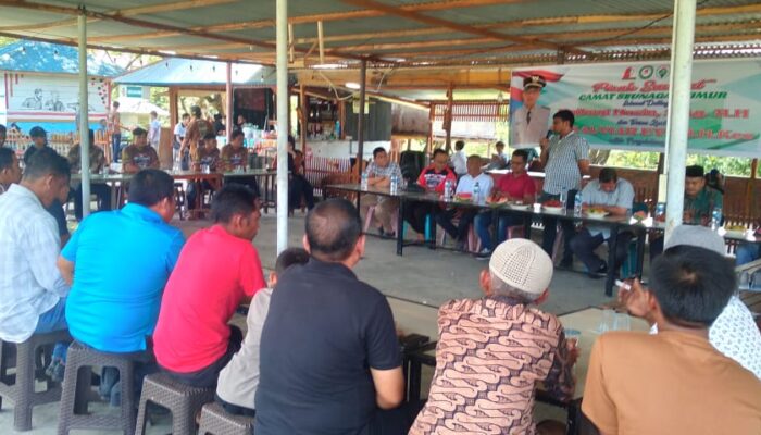 Forum Kades Seunagan Timur Pisah Sambut Camat Di Irigasi