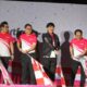 Kiri ke Kanan: Ferry Salman, Managing Director Sinar Mas sekaligus Wakil Komisaris Utama Smartfren; Sanny Iskandar, Senior Executive President Office Sinar Mas; Marco Sumampouw, Director Smartfren; Merza Fachys, President Director Smartfren membuka Smartfren Run 2024 yang diikuti oleh ribuan pelari, di Plaza Parkir Timur Senayan, Jakarta, Minggu (7/7).