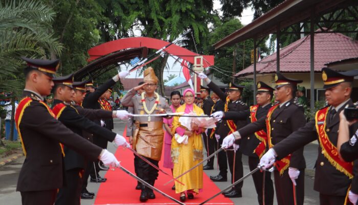 Kapolres Langkat AKBP David Triyo Prasojo Disambut Hangat