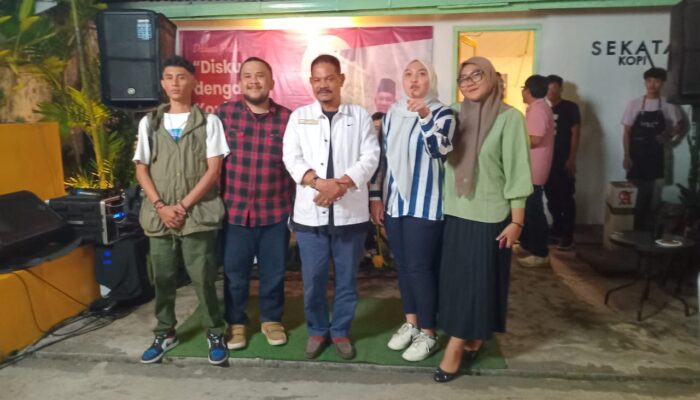 Diskusi Dan Ngopi Bareng Anak Muda: Rahudman Harahap Bicara Ekonomi Kreatif, Lapangan Kerja, Dan Keamanan