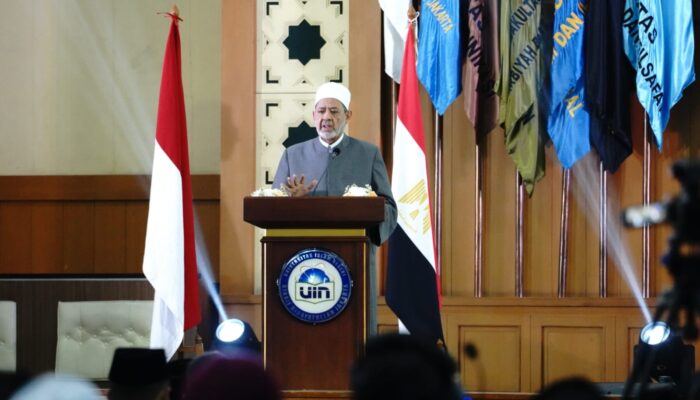 Rektor UINSU Kagum Konsep Moderasi Imam Besar Universitas Al Azhar Ahmed At Tayeb