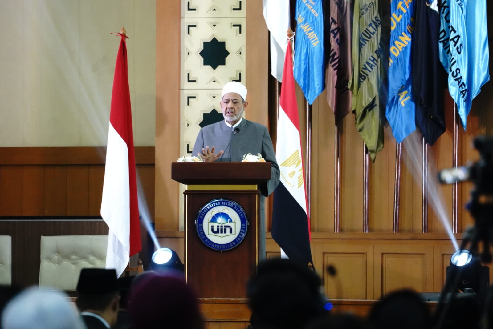 Rektor UINSU Kagum Konsep Moderasi Imam Besar Universitas Al Azhar Ahmed At Tayeb