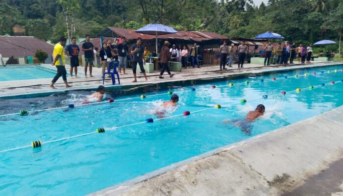 Rachel Hutauruk, Timoteus Siagian Juara Renang Jetun Games V HKBP 2024
