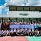 Foto bersama PLN Unit Layanan Pelanggan (ULP) Padangsidimpuan Kota bersama guru dan pelajar SMA Negeri 2 Padangsidimpuan dalam kegiatan sosialisasi transformasi layanan PLN.