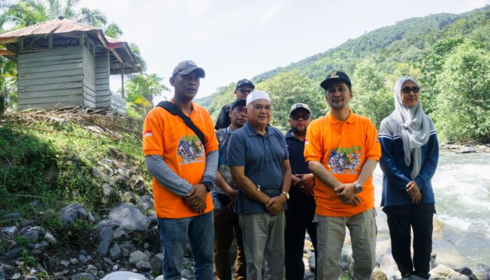 Pj Bupati Agara Tinjau Lokasi Persiapan Fasilitas Venue Arung Jeram
