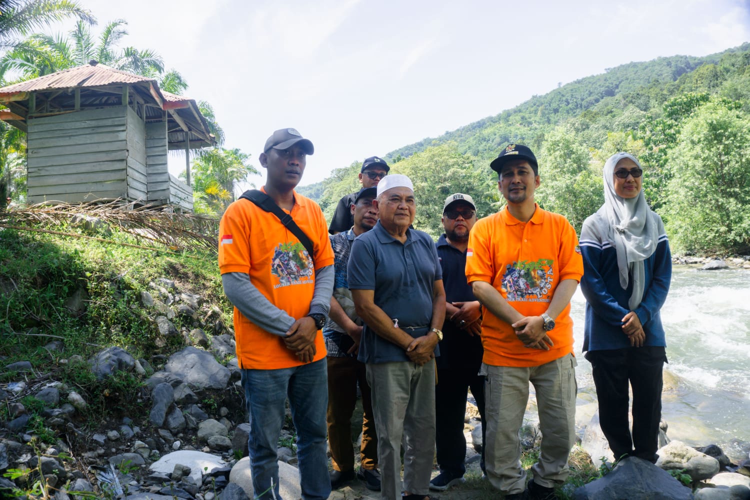 Pj Bupati Agara Tinjau Lokasi Persiapan Fasilitas Venue Arung Jeram