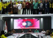 KOMISI Penyiaran Indonesia (KPID) Sumut menerima kunjungan dosen dan mahasiswa Pendidikan Bahasa dan Sastra Indonesia (PBSI) Universitas Asahan (UNA), Kamis (11/7). Waspada/ist