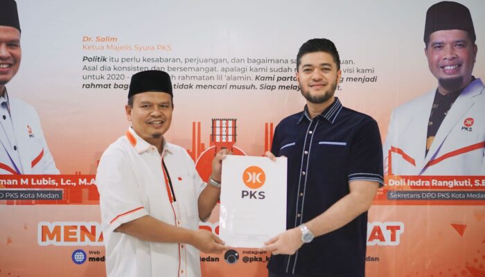 El Adrian Shah Kembalikan Formulir, PKS Dan Hanura Semoga Bisa Berjodoh Di Pikada Medan