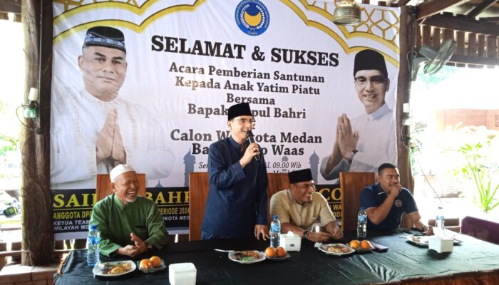Rico Waas: Masalah Banjir Jadi Fokus Utama Jika Terpilih Menjadi Wali Kota Medan