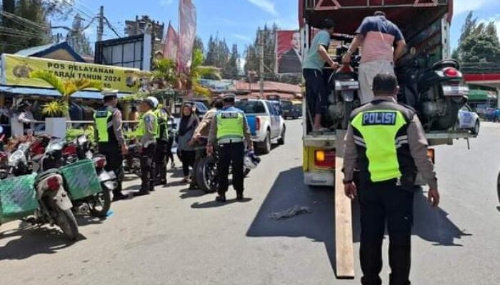 Langgar Aturan, 34 Kendaraan Terjaring Di Tanah Karo