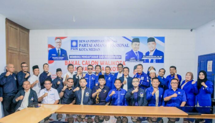 Dikunjungi Bacalon Wali Kota Medan, Bahrumsyah: Visi Misi Rico Waas mampu Membangun Medan