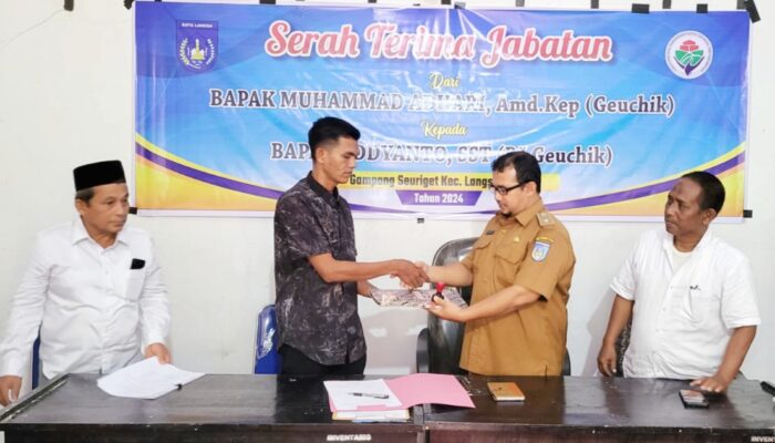 Pisah Sambut Geuchik Gp. Seuriget Hangat