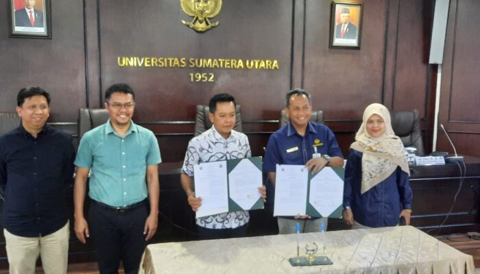 Kanwil DJP Sumut I Dan USU Jalin Kerja Sama Perpajakan Dan Pengembangan Tax Center