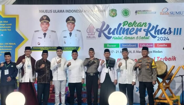 Pekan KHAS MUI Medan Dibuka, Pemko Medan Akan Beri Kemudahan Pengurusan NIB dan Sertifikasi Halal