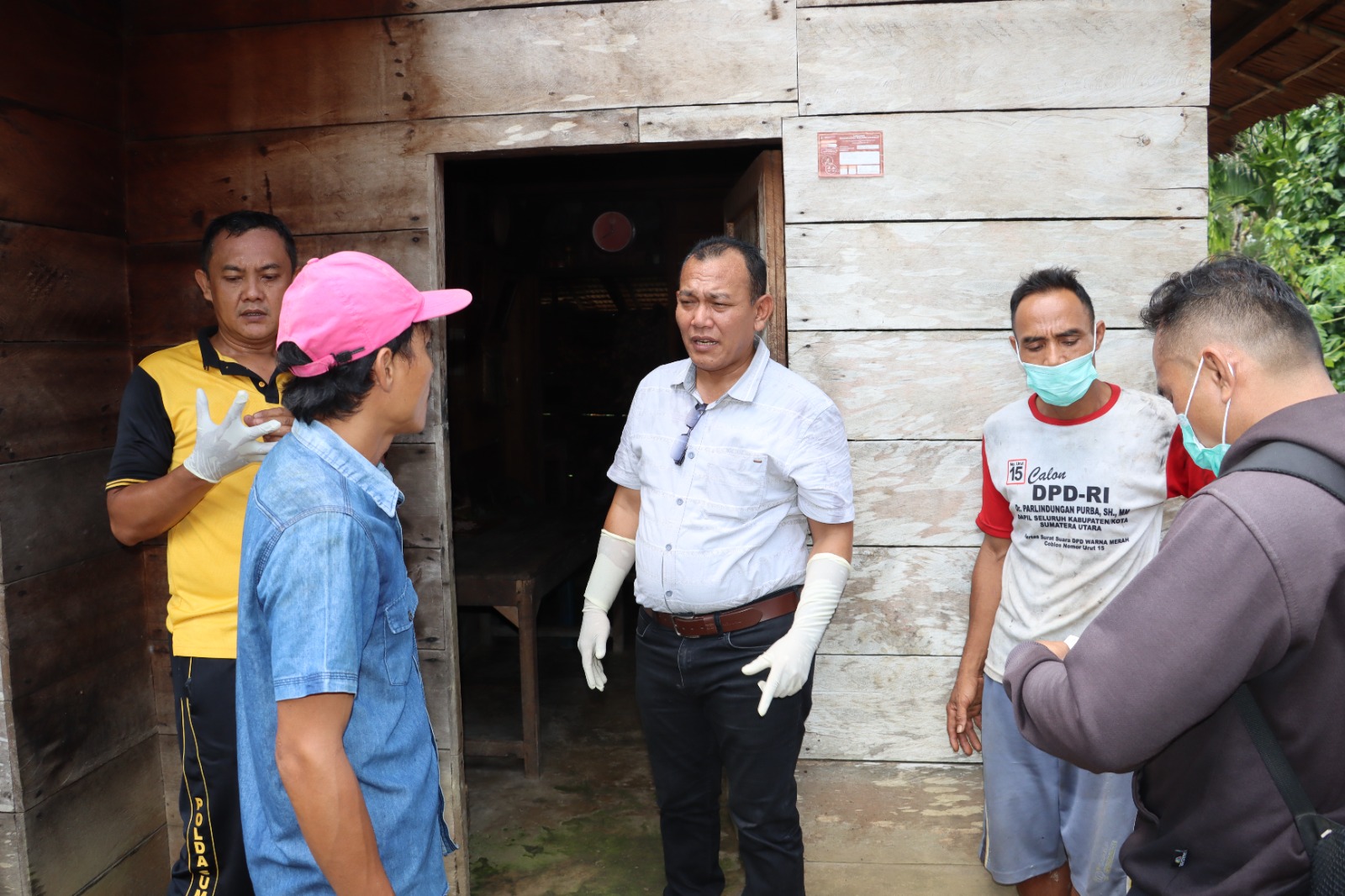 Kapolres Nias Datangi TKP Penemuan Mayat Pria Tua Di Botomuzoi