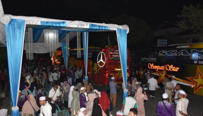 Pemko Langsa Sambut Kepulangan 162 Jamaah Haji