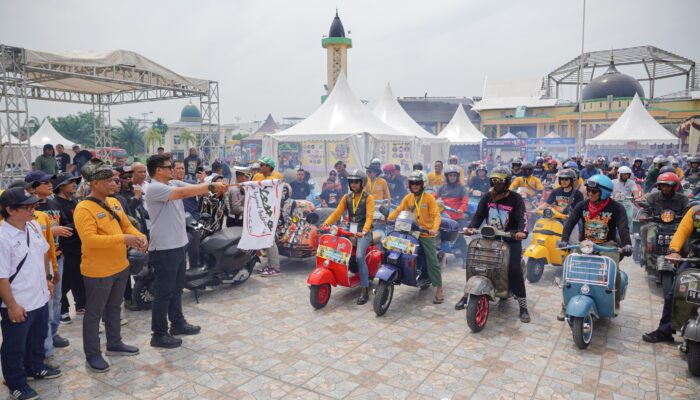 Bobby Nasution Ingin Rasa Solidaritas Dan Kekeluargaan Anak-Anak Vespa Tertanam Di Masyarakat