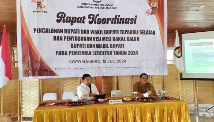KPU Tapsel Beri Pencerahan Kepada Parpol Terkait Pencalonan Bupati Dan Wabup