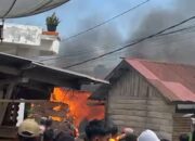 10 Rumah Kontrakan Di Kabanjahe Hangus Terbakar