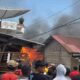 10 Rumah Kontrakan Di Kabanjahe Hangus Terbakar
