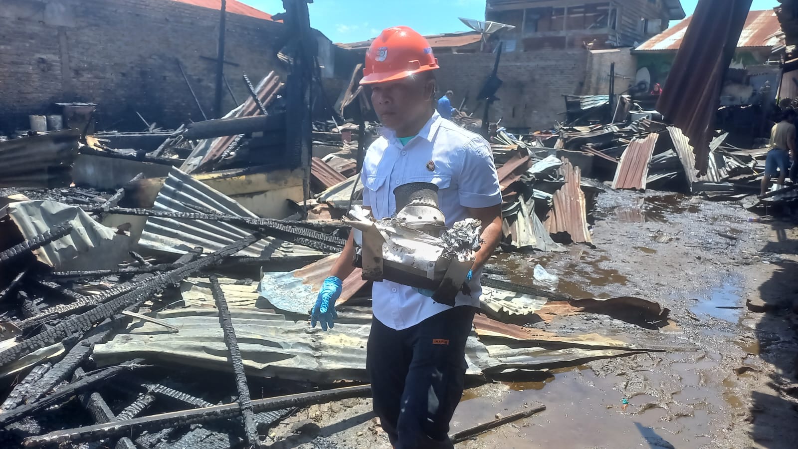 10 Rumah Kontrakan Di Kabanjahe Hangus Terbakar