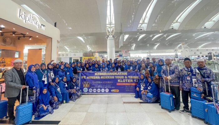119 Jamaah Umrah Ameera Mekkah Diberangkatkan Ke Tanah Suci