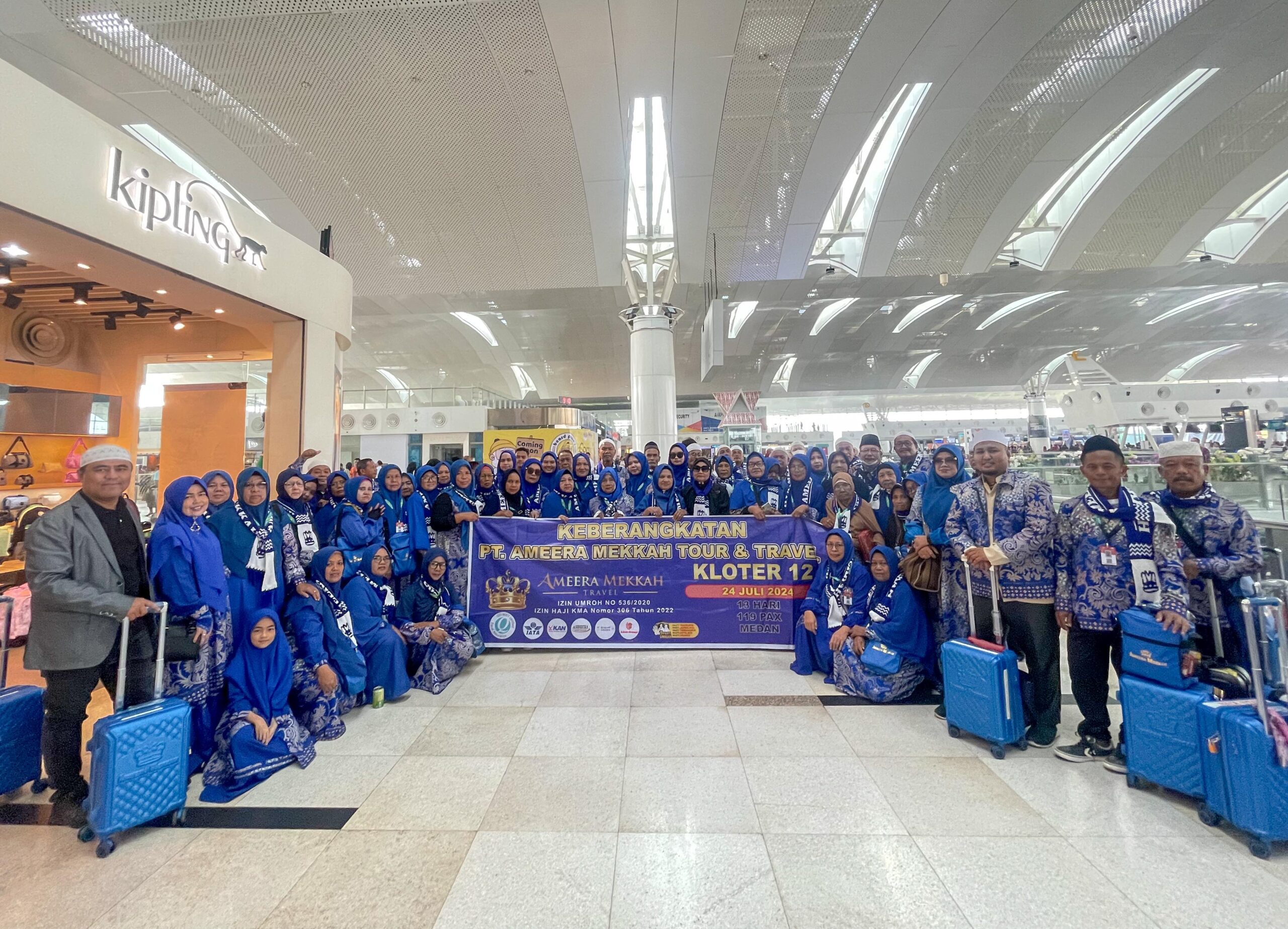 119 Jamaah Umrah Ameera Mekkah Diberangkatkan Ke Tanah Suci