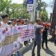 Geruduk Kejatisu, Massa Pertanyakan Surat Laporan Pengaduan Dugaan Penyalahgunaan Wewenang Oknum Kadishub Sumut