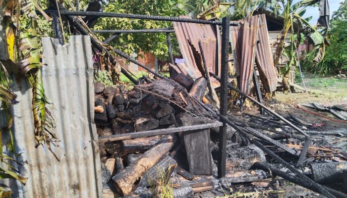 Lagi Masak Pepes Jamur, Satu Rumah Hangus Terbakar Di Agara