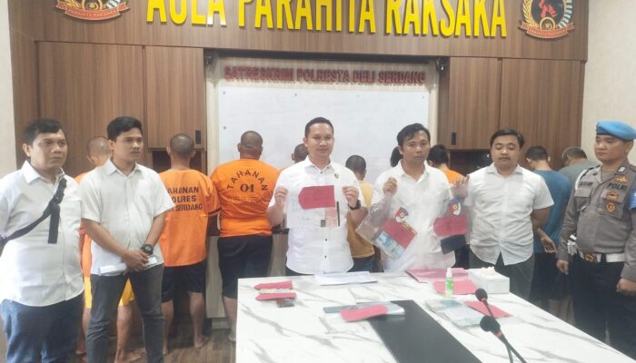 Polresta Deliserdang Ringkus 11 Tersangka Kasus Judi, 1 Sempat Kabur