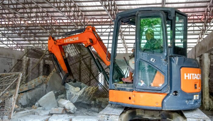 Tingkatkan Perekonomian, Kios Sub Grosir Pasar Induk Lau Cih Direnovasi