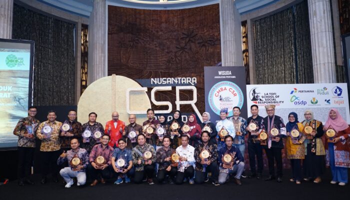 Pertamina PNR Sumbagut Raih 9 Platinum Elit Nusantara CSR Award 2024
