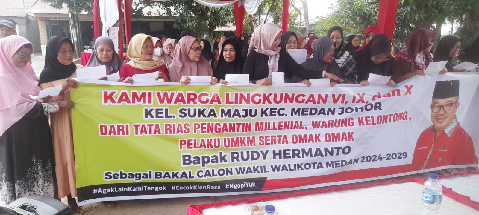 Warga Johor Deklarasi Dukungan, Rudy Hermanto: Tujuan Saya Bukan Untuk Memperkaya Diri
