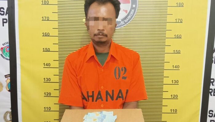 Miliki Sabu, Seorang Residivis Dibekuk Tim Opsnal Resnarkoba Polres Sibolga