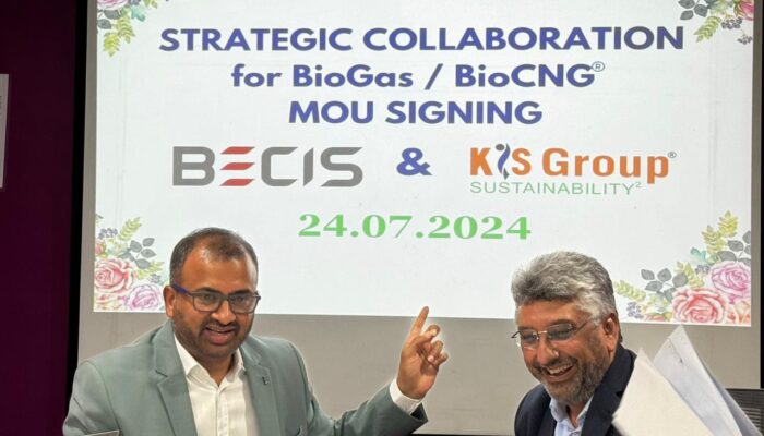 BECIS – KIS Group Tandatangani MoU Strategis Proyek Biogas Dan BioCNG