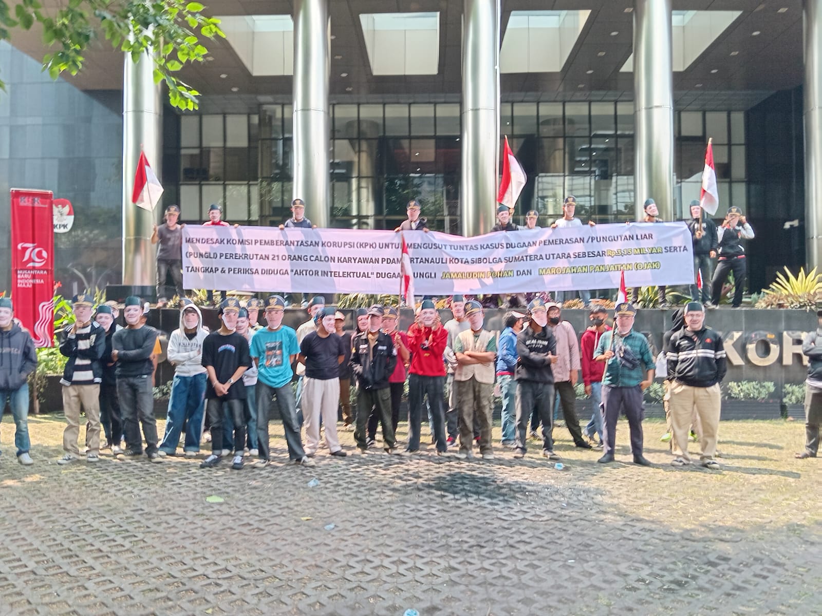 Mahasiswa Demo KPK, Tuntut Usut Dugaan Pungli Rp3,15 M Di Sibolga
