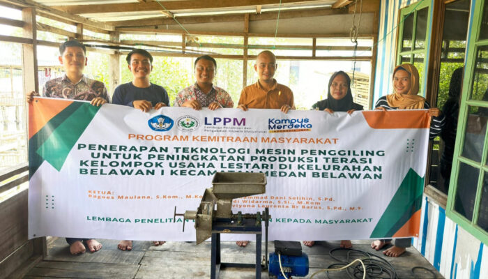 Tim PKM Unimed Edukasi  Kelompok Usaha Lestari di Kelurahan Belawan I, Medan Belawan