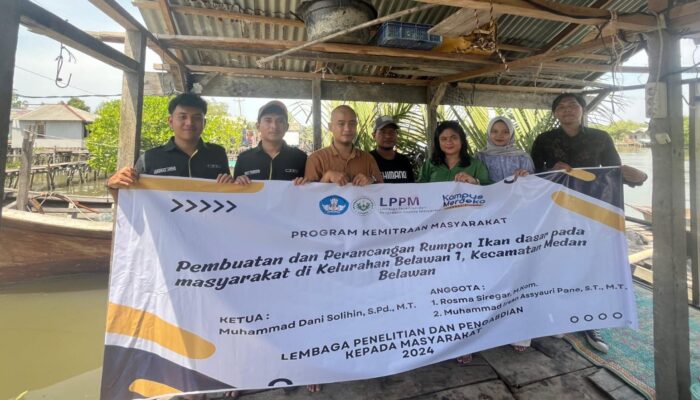 Dosen Unimed Tingkatkan Hasil Tangkapan Nelayan Kelurahan Belawan I Melalui Pemasangan Rumpon Ikan