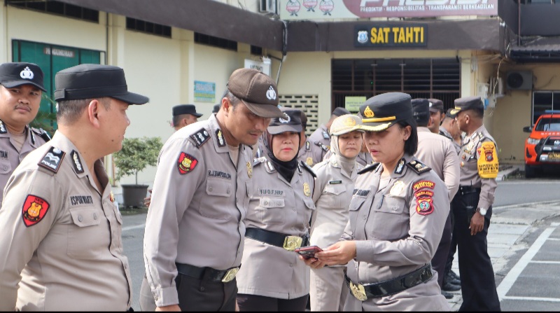 Antisipasi Judi Online, Kapolrestabes Razia Hp Perwira